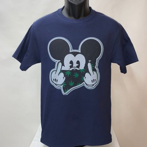 Mickey Mouse F*ck You Graphic t-shirt - Small - 6X - Picture 1 of 3